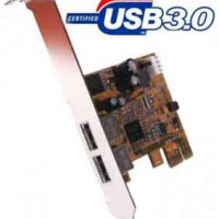 USB 3.0 Super High Speed 2-Port PCI Express Card for Windows 7