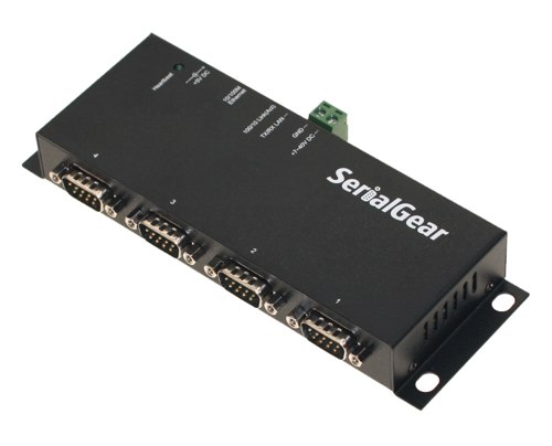 4-Port RS-232 to Ethernet Data Gateway serial port image