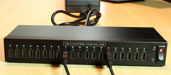 20-port USB Charging Hub