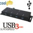 USB 3.0 4-Port Industrial hub with power Supply