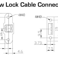 Screw Lock Cables Diagram
