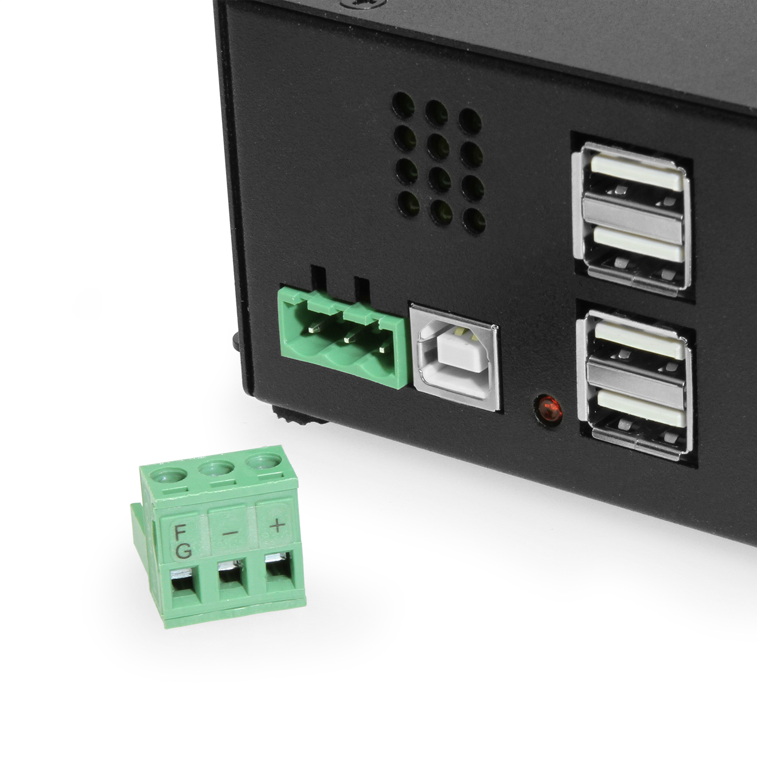 Industrial 12Port USB 2.0 Powered Hub for PCMAC DINRAIL Mount Coolgear
