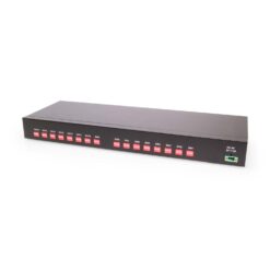 16 Port USB to RS-232 422/485 Metal Serial Adapter DIN-Rail Mount