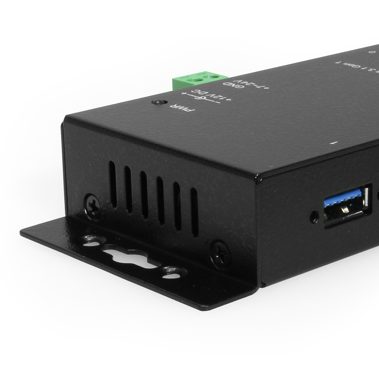 USBGear 4-Port USB 3.2 Gen 1 Mountable Charging and Data Hub