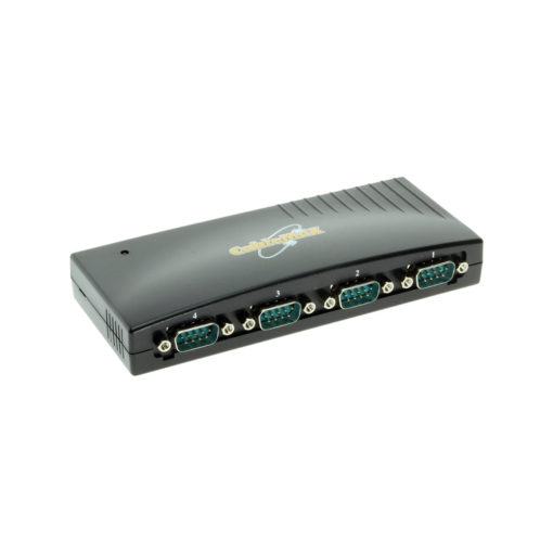 USB 4 Port Serial DB-9 RS-232 Adapter Box – Prolific Chipset