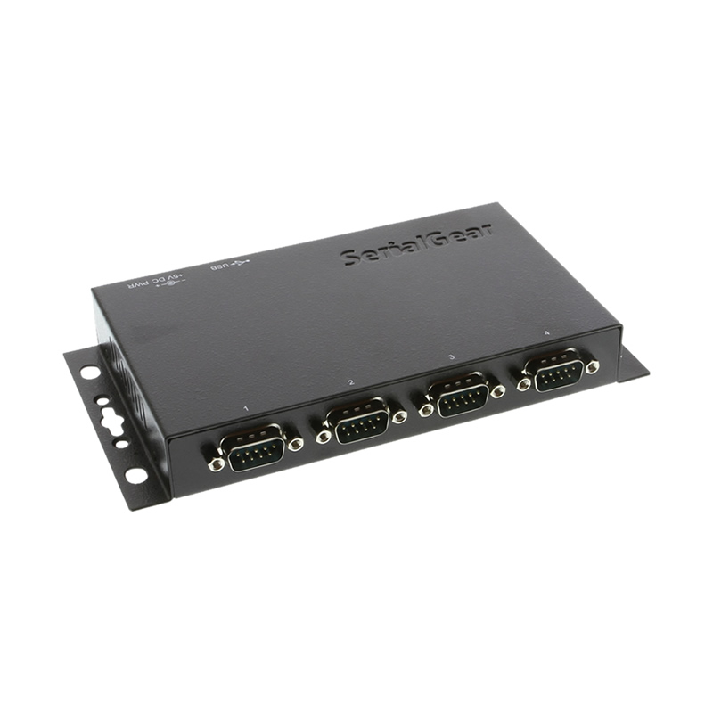 4 port USB Serial Adapter w/ Isolation and Surge Protection CoolGear