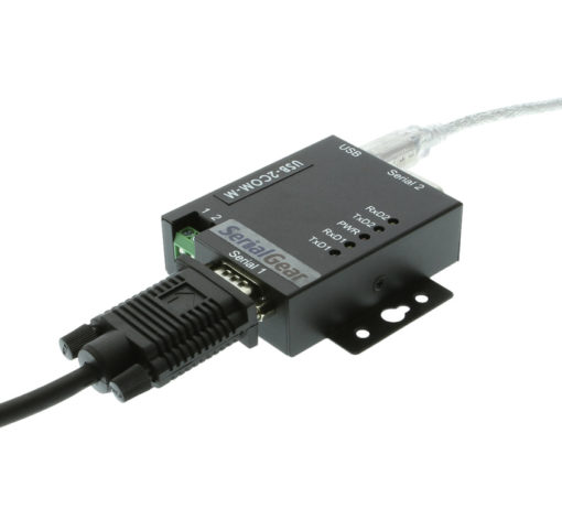 USB-2COM-M Dual RS232 Adapter with Cables Attached