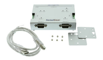 USB-2COM-PRO 2 Port Serial Adapter Package