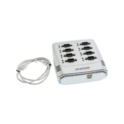 8-Port RS-232 USB to Serial Adapter Data Control Box with Cable