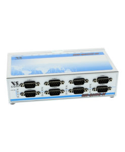 8 Port USB to Serial RS-422 / 485 Metal case DIN-Rail mountable