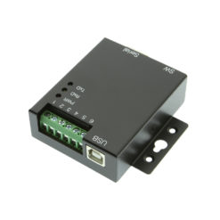 USB 2.0 to RS-232 / RS-422 / RS-485 Selectable Industrial Serial Adapter w/ 15kV ESD Surge Protection