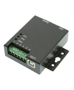USB 2.0 to RS-232 / RS-422 / RS-485 Selectable Industrial Serial Adapter w/ 15kV ESD Surge Protection