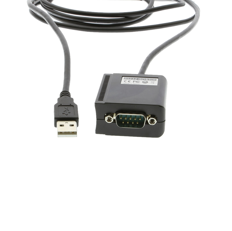 Industrial USB To RS232 Serial Adapter Cable, USB Type A To DB9