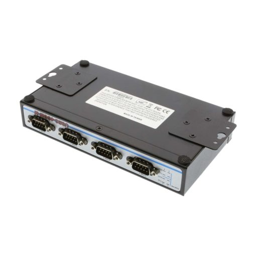 4-Port USB 2.0 to RS-232 DB-9 Serial Adapter w/ 15kV ESD Protection & FTDI Chipset