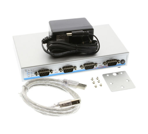 USB2-4COM-PRO 4-Port Serial Adapter Package Contents image