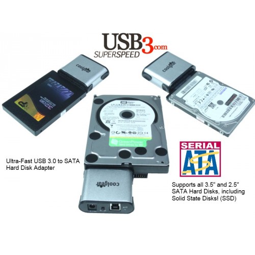 USB 3.0 to SATA Hard Disk Drive Adapter