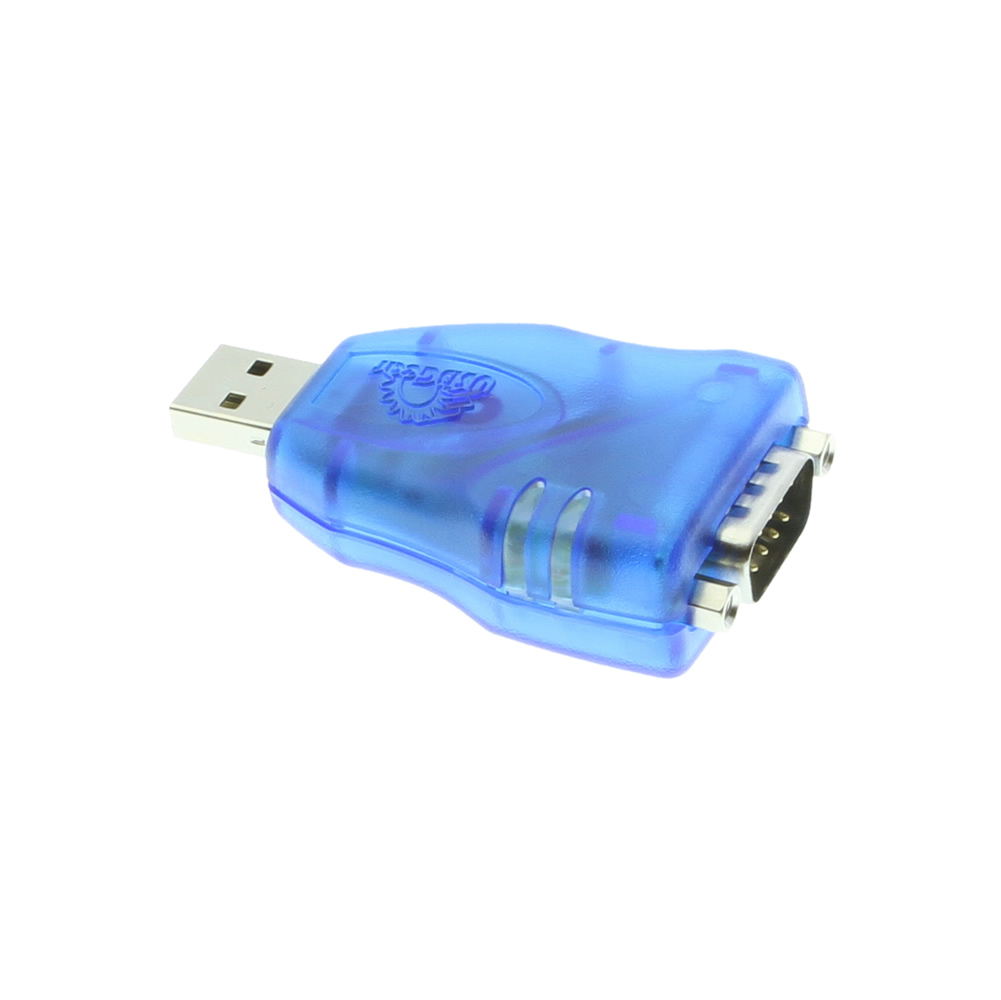 Mini USB to RS-232 Serial Adapter DB-9 Male Converter - Coolgear