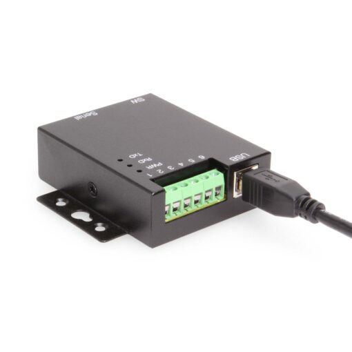 USB 2.0 to RS-232 / RS-422 / RS-485 Selectable Industrial Serial Adapter w/ 15kV ESD Surge Protection