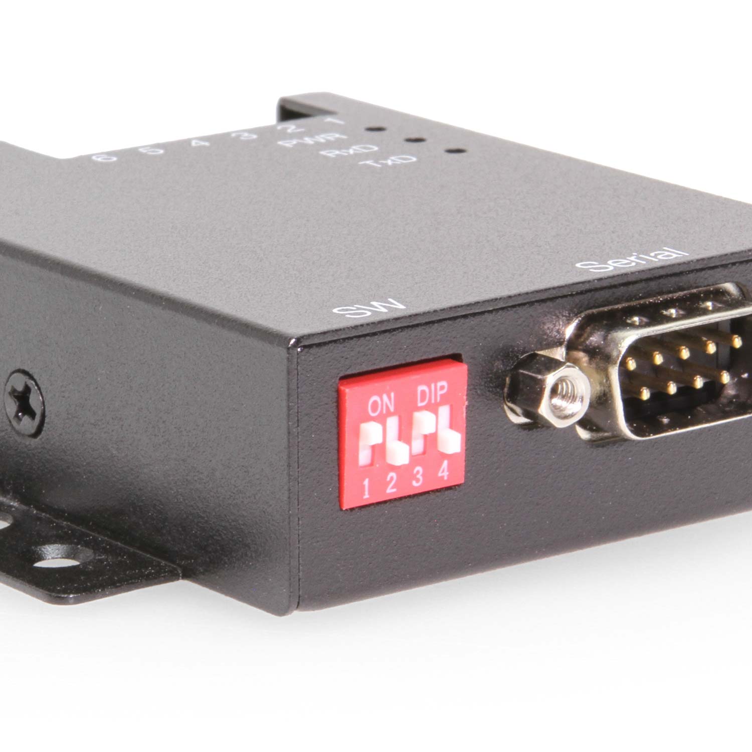 USB 2.0 to RS-232 / RS-422 / RS-485 Selectable Industrial Serial Adapter w/  15kV ESD Surge Protection