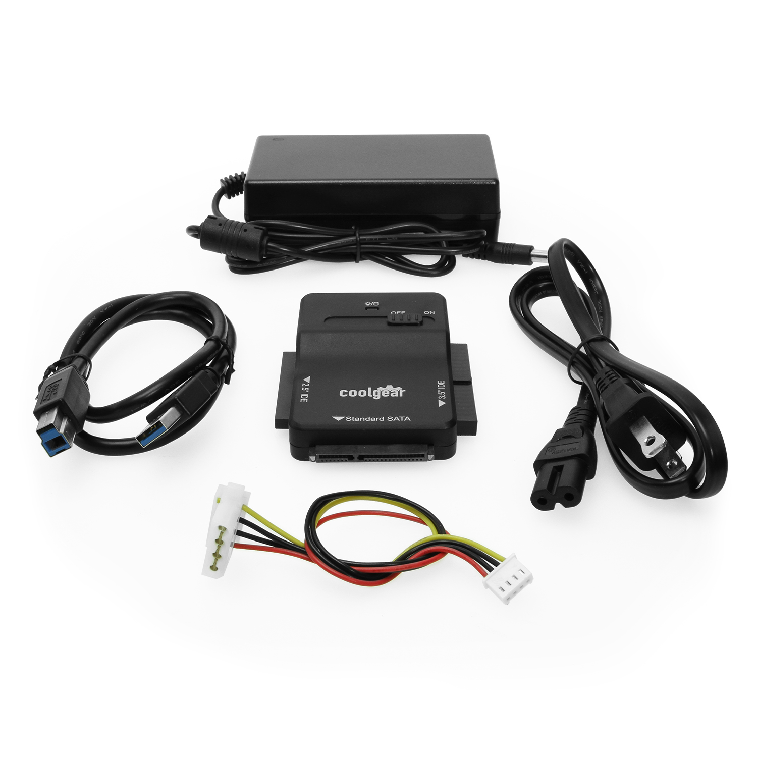 Coolgear USB 3.0 to SATA or Pata Hard Drive Adapter