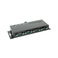 Industrial 4-Port RS-232 to Ethernet Data Gateway TCP/IP