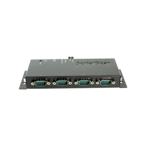 4-Port Industrial RS-232 to Ethernet Data Gateway TCP/IP Ethernet Data Gateway