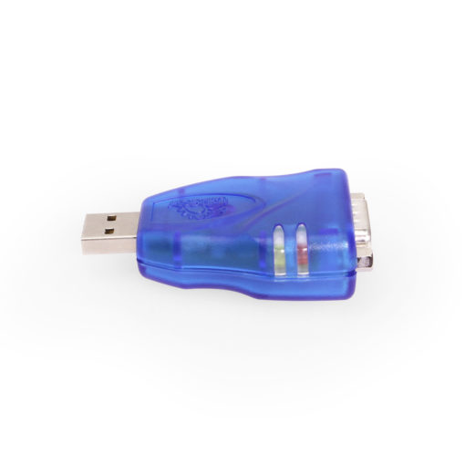 Mini USB 2.0 to RS-232 DB-9 Serial Adapter w/ 15kV ESD Protection & 3ft. USB Extension Cable