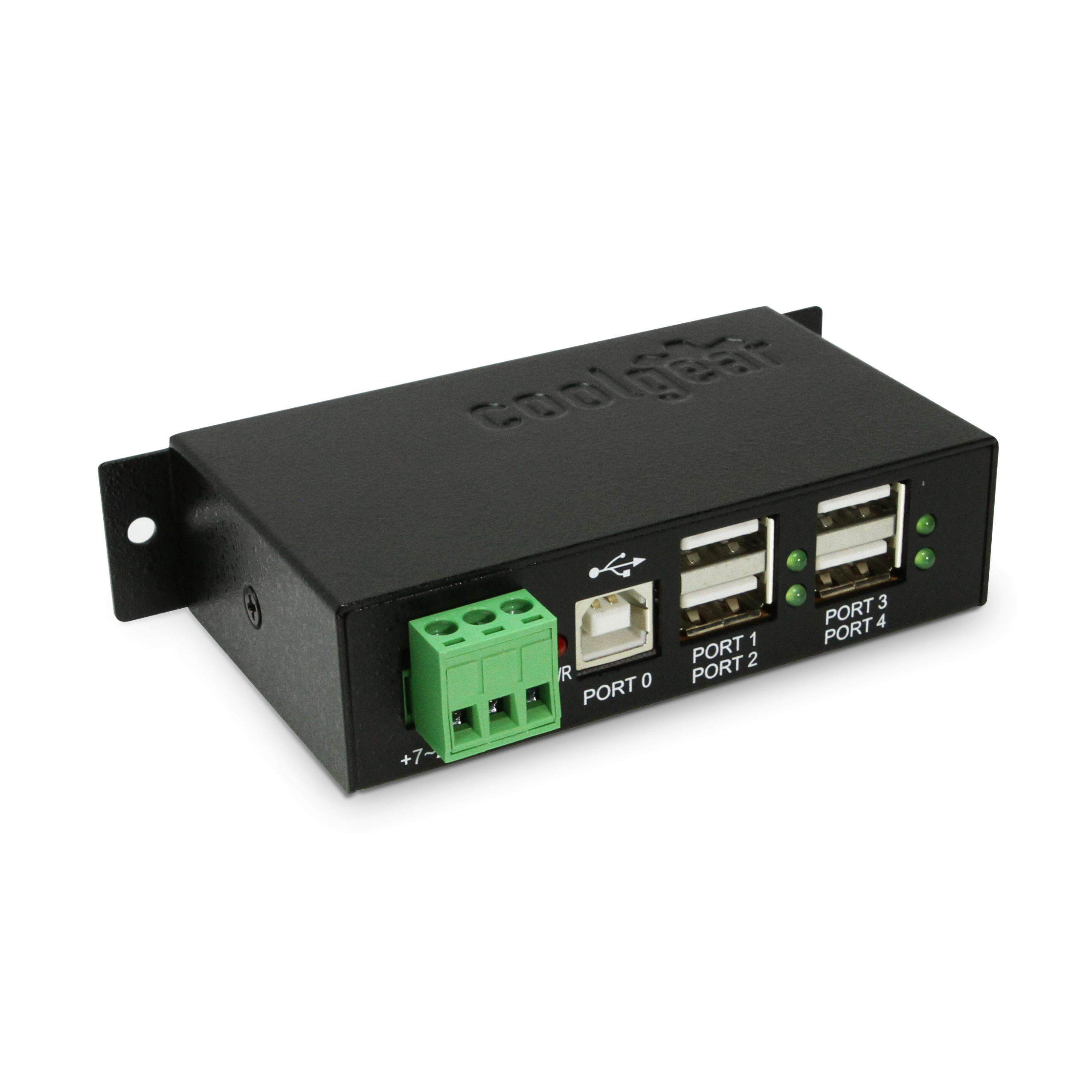 Intelligent Programmable Industrial USB 2.0 Hub (4 Port)