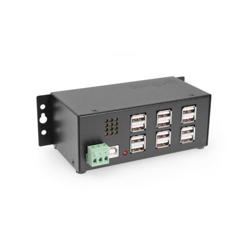 12 Port USB 2.0 Powered Hub w/ Port Status LEDs