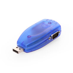 2-Port USB 2.0 to RS-232 DB-9 Serial Adapter w/ 15kV Surge Protection & 3 ft. USB Extension Cable