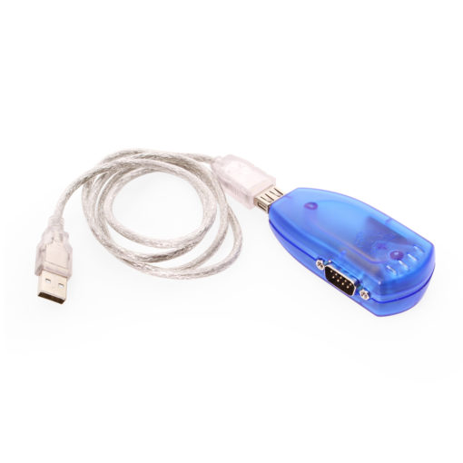 2-Port USB 2.0 to RS-232 DB-9 Serial Adapter w/ 15kV Surge Protection & 3 ft. USB Extension Cable