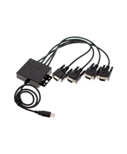 USB 4-Port Serial Adapter – USB 2.0 to DB-9 Port RS232 with FTDI CHIP DB-9 RS-232 FTDI Adapter