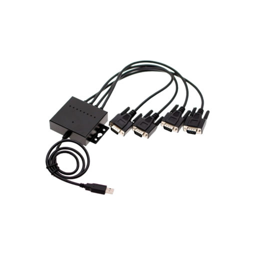 USB 4-Port Serial Adapter – USB 2.0 to DB-9 Port RS232 with FTDI CHIP DB-9 RS-232 FTDI Adapter