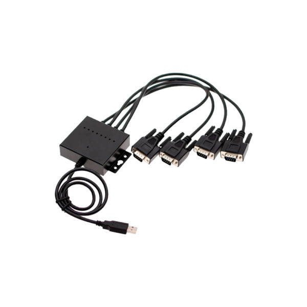 USB 4-Port Serial Adapter - USB 2.0 to DB-9 Port RS232 with FTDI CHIP ...
