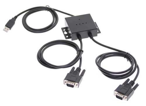 Bañera seguro Galaxia USB 2-Port Serial Adapter - USB 2.0 DB-9 Port RS-232 with FTDI CHIP -  Coolgear