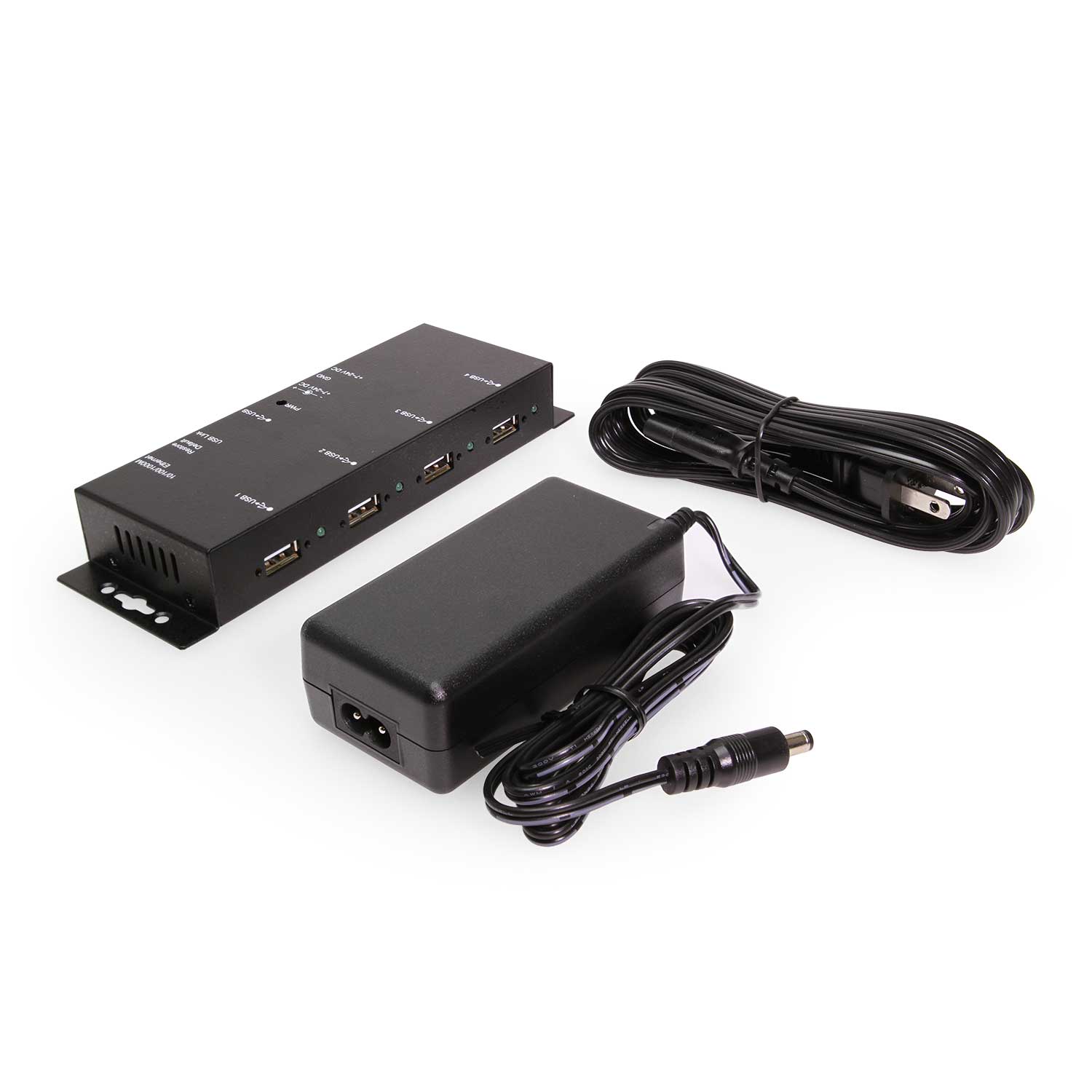 4 Port USB 2.0 Over IP Network Device Sharing Hub w/ Screw-Locking Ports &  Status LEDs - Coolgear