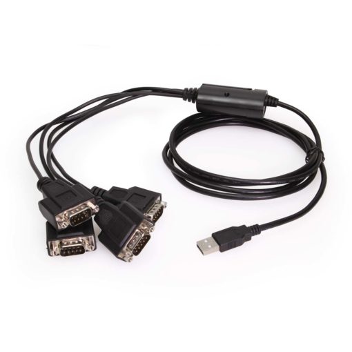 4-Port USB to RS232 Adapter FTDI Cable