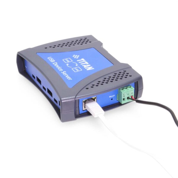 8 Port USB 2.0 Over IP Network Device Server Hub w/ Type-C & Type-A ...