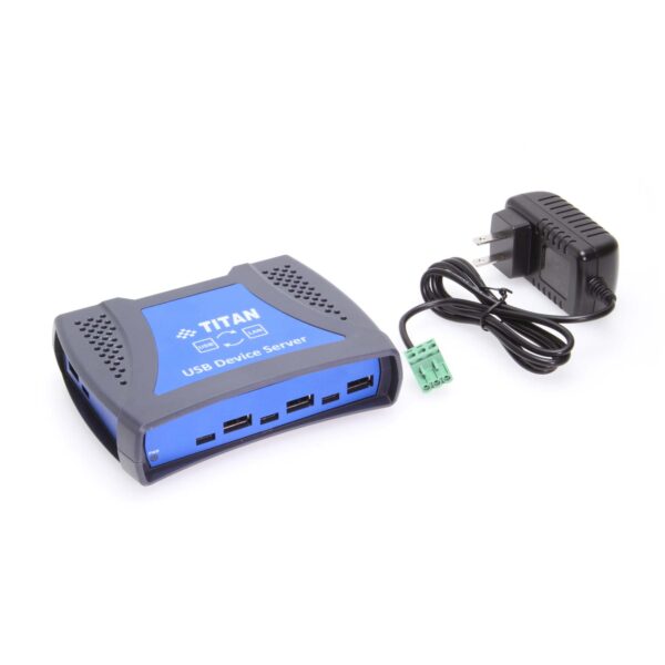 8 Port USB 2.0 Over IP Network Device Server Hub w/ Type-C & Type-A ...