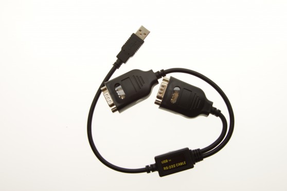 Dual Port USB to Serial RS-232 Adapter with Prolific Chipset image