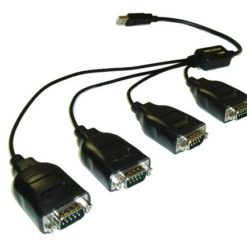 4-Port USB to Serial DB-9 port view image