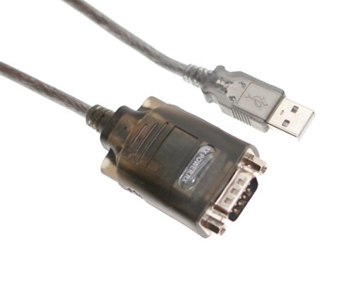  USB and DB-9 Serial cable adapter ends image 