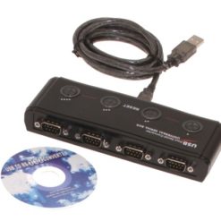 USBG-4FTDI-B 4-Port USB to Serial RS-232 Adapter package contents