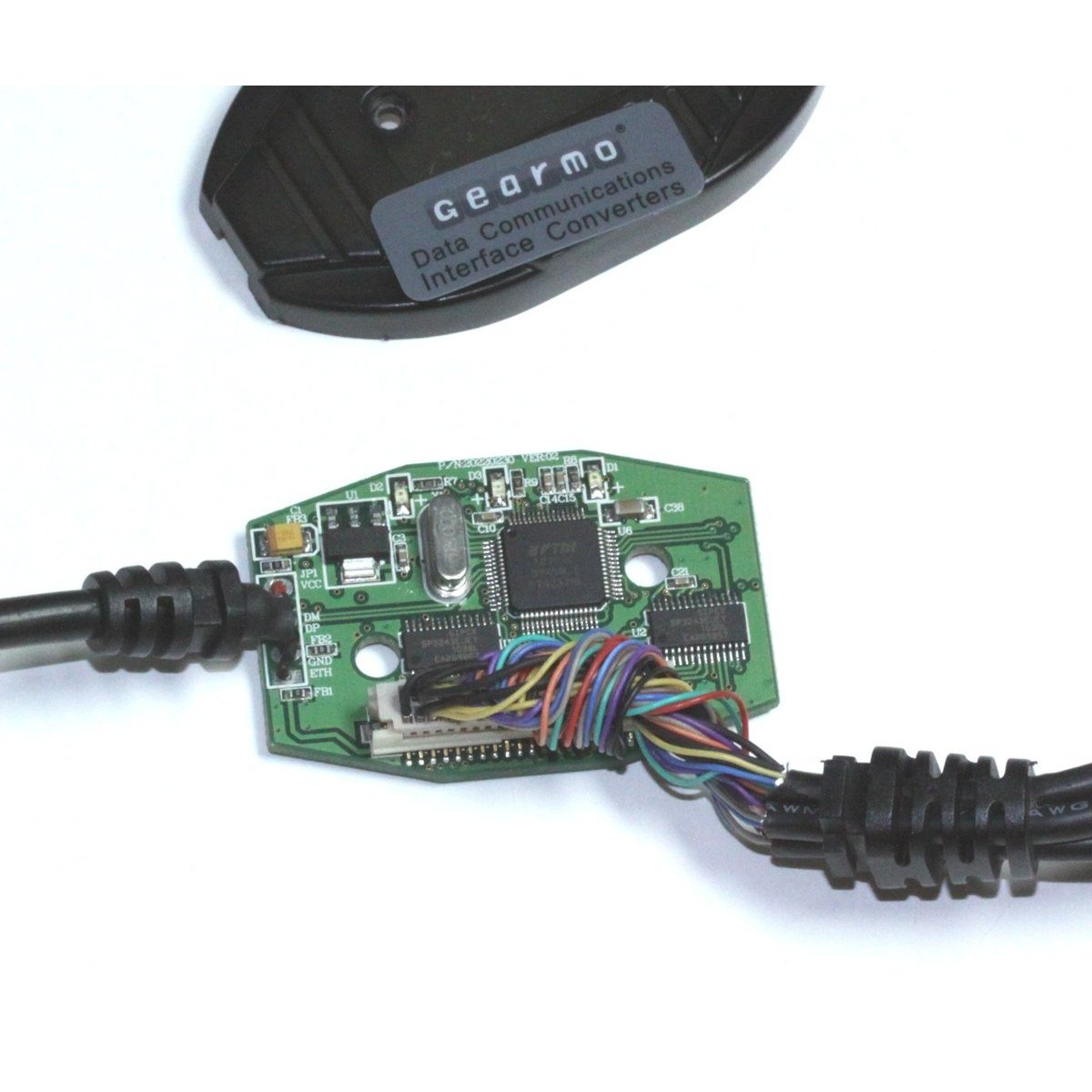 4-Port USB DB-9 Serial Adapter open case image