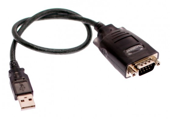 12in. USB to DB-9 Serial RS-232 High Speed Adapter Prolific Chipset - Coolgear