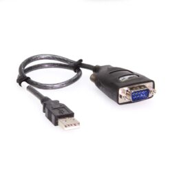 6ft. USB 2.0 to RS-232 DB-9 Serial Adapter w/ 15kV ESD Protection & FTDI Chipset RS232 to USB Converter