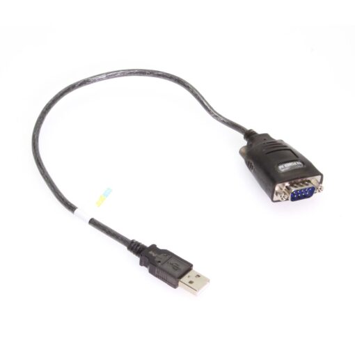 12in. USB 2.0 to RS-232 DB-9 High Speed Serial Adapter w/ Surge Protection & FTDI Chipset