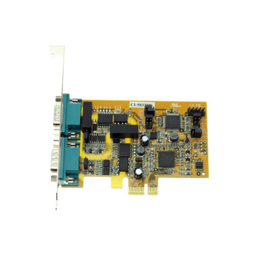 2 Port PCI Express RS422/485 w/ Optical Isolation & Surge Suppression