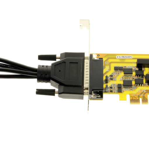 Breakout Cable Connection to PCIe Card Adapter