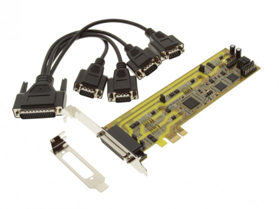 SG-PCIE4S422485OCT_kit 4 Port PCI Express RS422 /485 w/ Breakout Cables